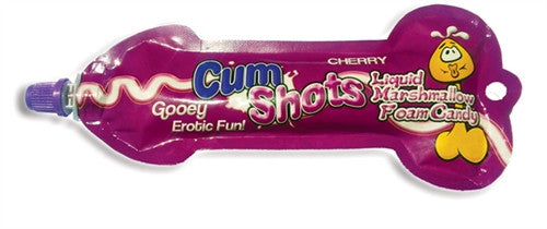 Cum Shots - Liquid Marshmallow Foam Candy - Cherry