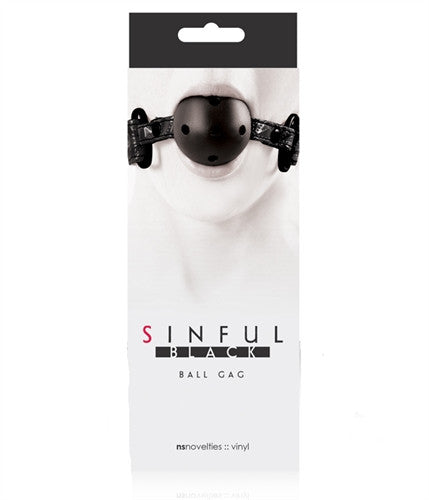 Sinful - Ball Gag - Black