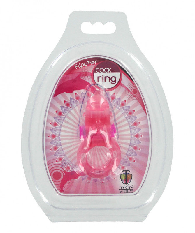 Flippher Vibrating  Ring - Pink