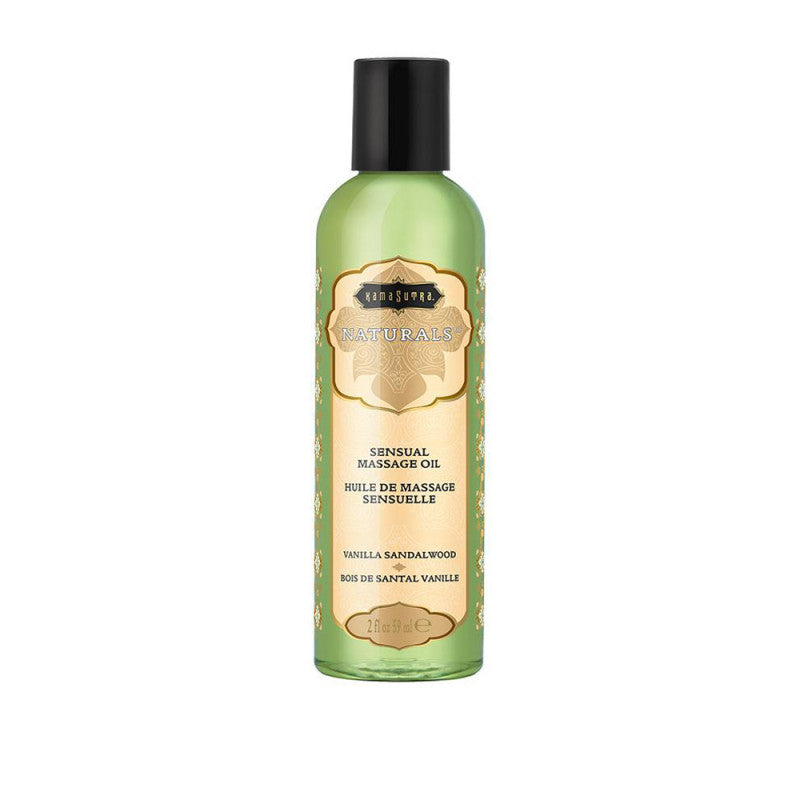 Naturals Massage Oil - Vanilla Sandalwood - 2 Fl  Oz (59 ml)