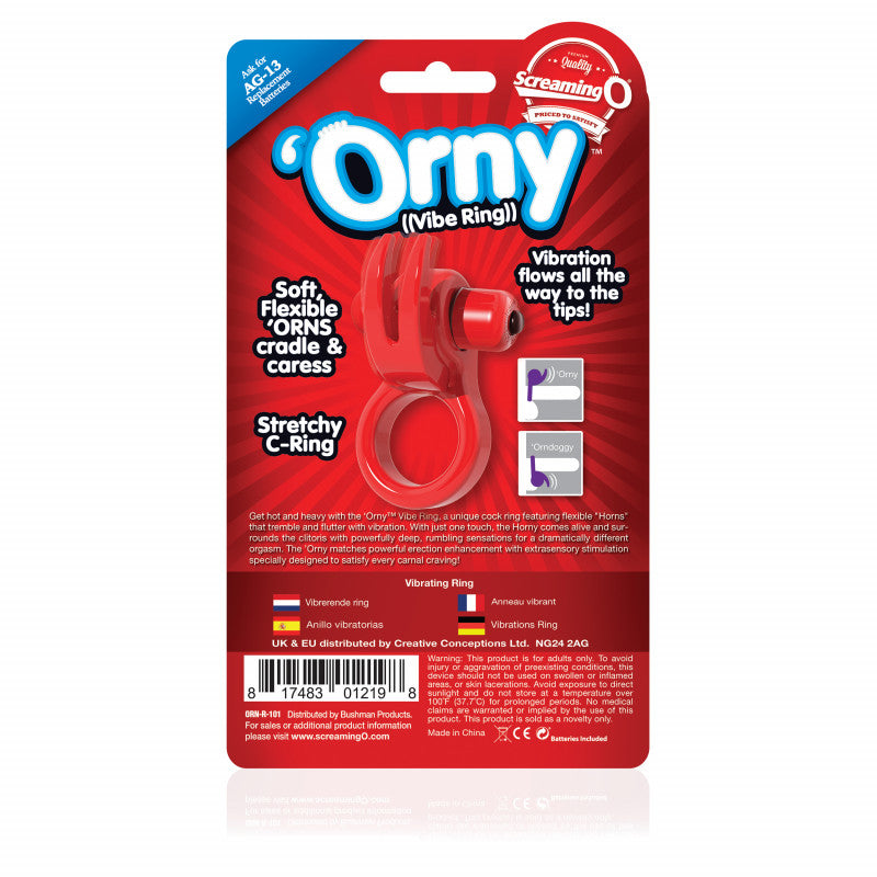 Orny Vibe Ring - Red