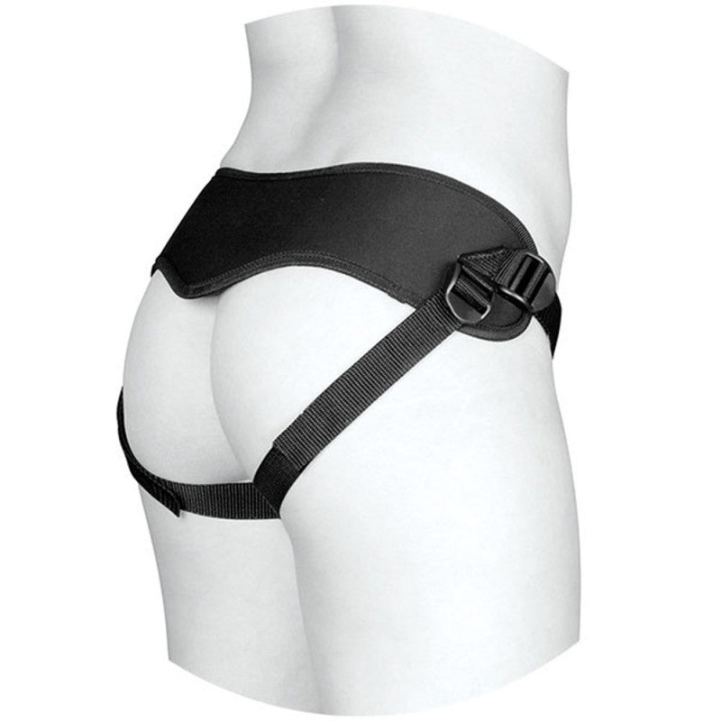 Vac-U-Lock - Suspender Harness With Plug - Black