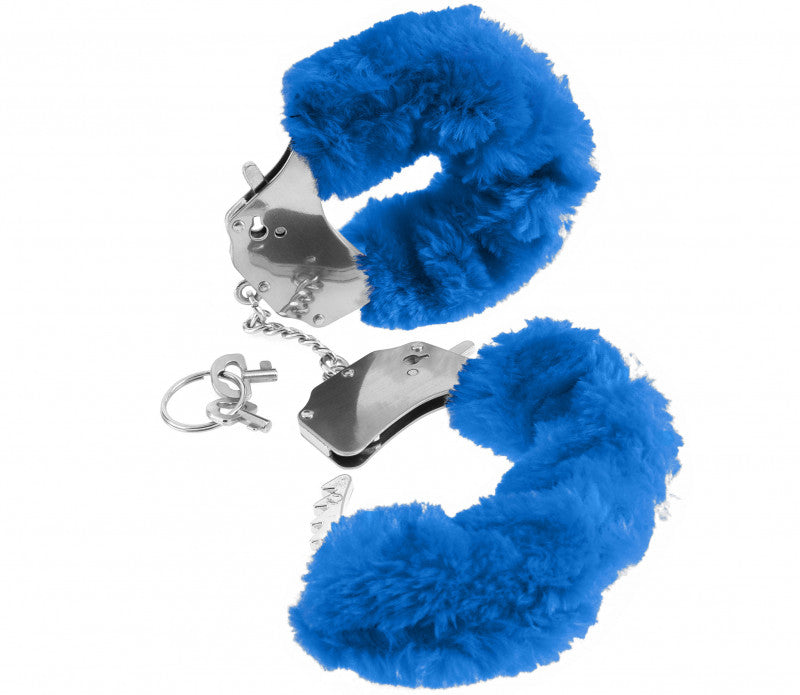 Furry Cuffs - Blue